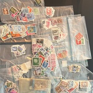 Large Assorted Vintage World Postage Stamps Collection